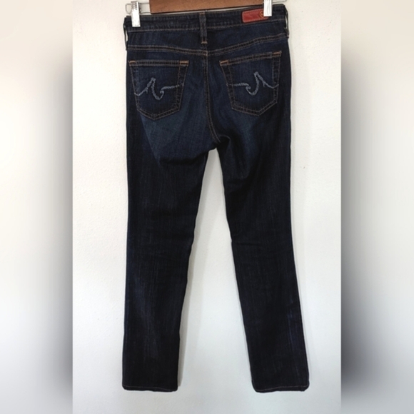 Adriano Goldschmied AG The Catwalk Straight Leg Dark Wash Denim Jeans Size 24 R - Picture 6 of 15